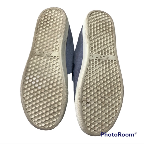 VIONIC BRINLEY WOMEN SUEDE BLUE LACE UP SNEAKERS. SIZE 7.5 - Picture 7 of 11